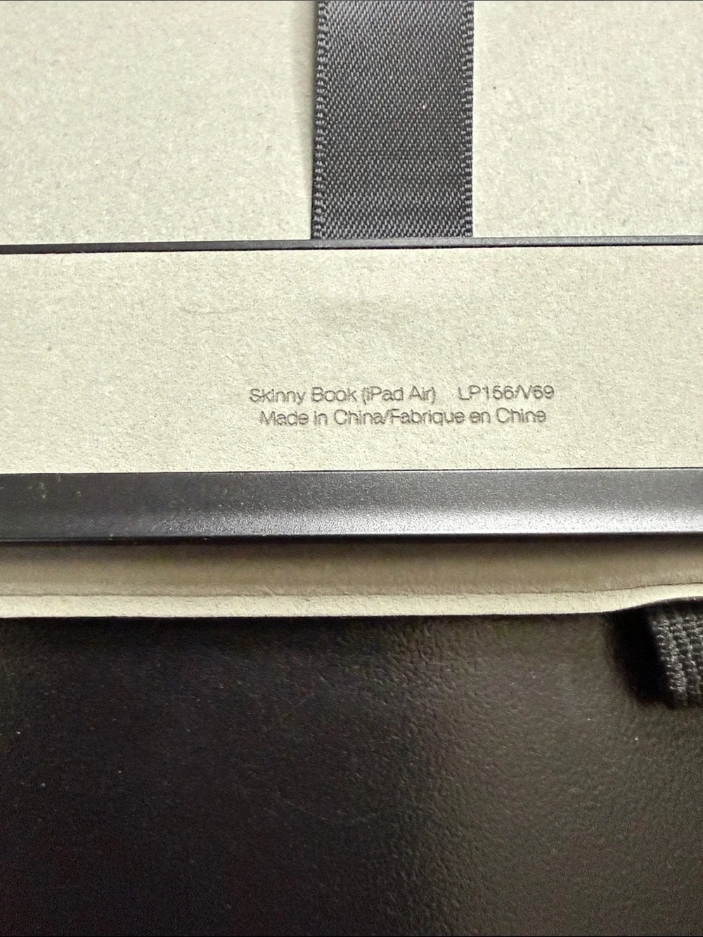 Black Slim Tablet Sleeve - acme made
